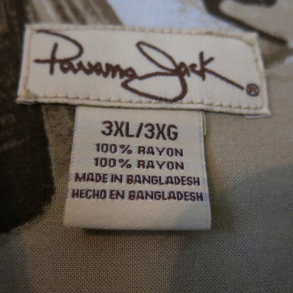 PANAMA JACK Hawaiian Shirt Size 3XL Men Rum Bottles Button Down Short Sleeve - Picture 6 of 7